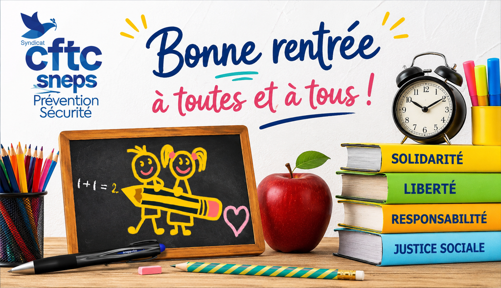 Le SNEPS-CFTC vous souhaite une excellente rentrée !