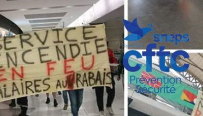 Les agents de sécurité incendie de la Gare du Nord ont manifesté pour de meilleurs salaires