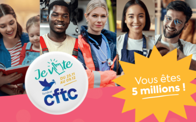 Je vote CFTC pour les élections TPE !! Passez le mot.