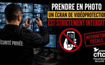 Vidéoprotection : photographier un écran avec son téléphone personnel peut constituer une faute grave