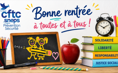 Le SNEPS-CFTC vous souhaite une excellente rentrée !