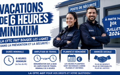 Vacations de 6 heures minimum, la CFTC fait bouger les lignes